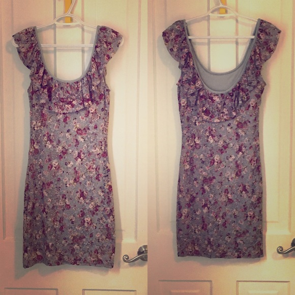 Seduction Lace Floral Ruffle Summer Dress - Picture 1 of 8